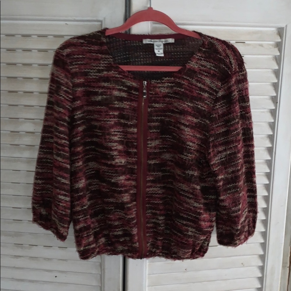 Zip up cardigan